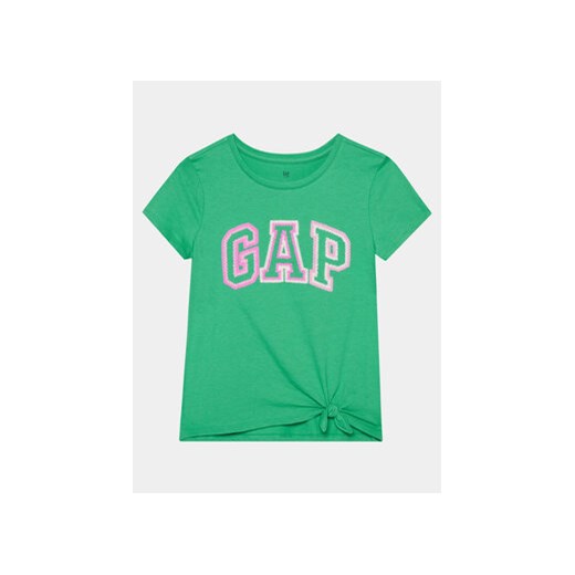 Gap T-Shirt 886009-04 Zielony Regular Fit ze sklepu MODIVO w kategorii Bluzki dziewczęce - zdjęcie 170507128