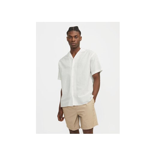 Jack&Jones Koszula Resort 12248594 Biały Slim Fit ze sklepu MODIVO w kategorii Koszule męskie - zdjęcie 170507296