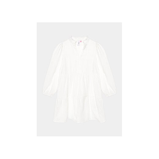 Vero Moda Girl Sukienka 10284629 Biały Regular Fit ze sklepu MODIVO w kategorii Sukienki dziewczęce - zdjęcie 170507359