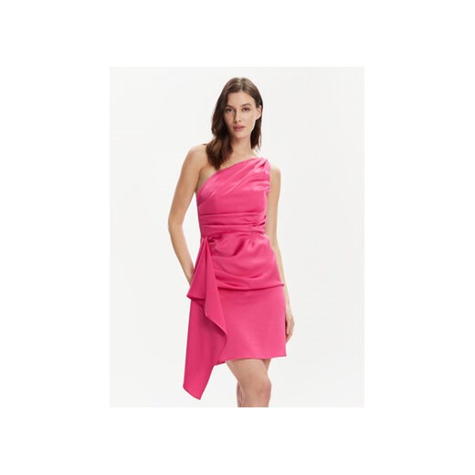 Marella Sukienka koktajlowa Tunisi 2413221262 Różowy Slim Fit ze sklepu MODIVO w kategorii Sukienki - zdjęcie 170507365