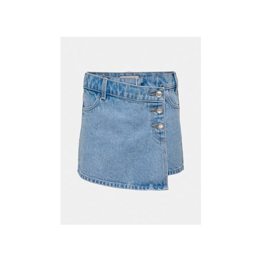 Kids ONLY Spódnica jeansowa Jenny 15295800 Niebieski Regular Fit ze sklepu MODIVO w kategorii Spódnice dziewczęce - zdjęcie 170507366