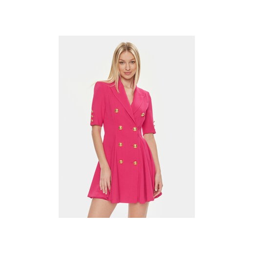 Babylon Sukienka koktajlowa S00852 Różowy Regular Fit ze sklepu MODIVO w kategorii Sukienki - zdjęcie 170507755