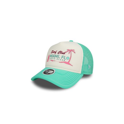 New Era Czapka z daszkiem Wmns Foam Trucker Newera 60435008 Zielony ze sklepu MODIVO w kategorii Czapki z daszkiem damskie - zdjęcie 170507895