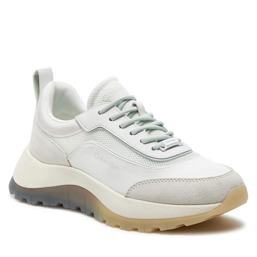 Calvin Klein buty sportowe damskie sneakersy białe płaskie wiosenne