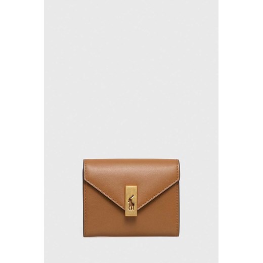 Brązowy portfel damski Polo Ralph Lauren 