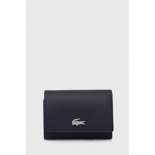 Lacoste portfel damski kolor granatowy ze sklepu ANSWEAR.com w kategorii Portfele damskie - zdjęcie 170510409