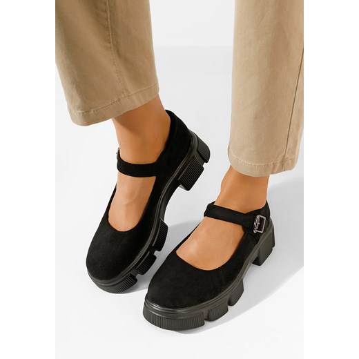 Czarne czółenka na platformie Calvina V2 ze sklepu Zapatos w kategorii Półbuty damskie - zdjęcie 170510616