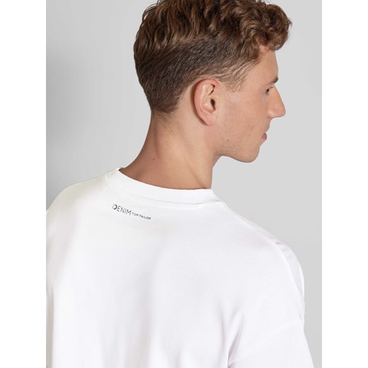 T-shirt o kroju oversized w jednolitym kolorze Tom Tailor Denim L Peek&Cloppenburg 