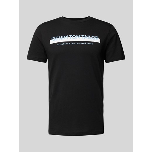 T-shirt z nadrukiem z logo ze sklepu Peek&Cloppenburg  w kategorii T-shirty męskie - zdjęcie 170512616