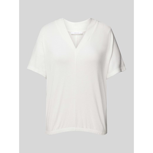 T-shirt z dekoltem w serek model ‘Sagie’ ze sklepu Peek&Cloppenburg  w kategorii Bluzki damskie - zdjęcie 170512829