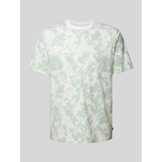 T-shirt o kroju relaxed fit ze wzorem na całej powierzchni XL Peek&Cloppenburg 