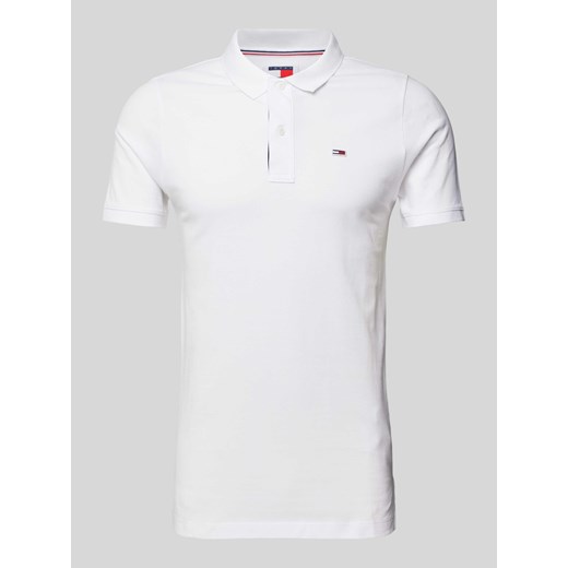 Koszulka polo o kroju slim fit z naszywką z logo ze sklepu Peek&Cloppenburg  w kategorii T-shirty męskie - zdjęcie 170513006