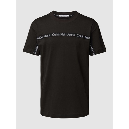 T-shirt z nadrukiem z logo ze sklepu Peek&Cloppenburg  w kategorii T-shirty męskie - zdjęcie 170513045