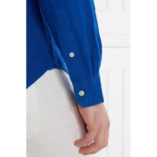 Koszula męska Polo Ralph Lauren z kołnierzykiem button down casual z długim rękawem 