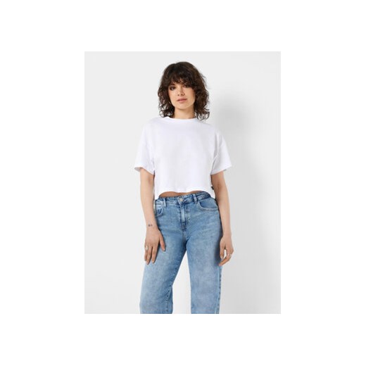 Noisy May T-Shirt Alena 27023863 Biały Cropped Fit ze sklepu MODIVO w kategorii Bluzki damskie - zdjęcie 170515837