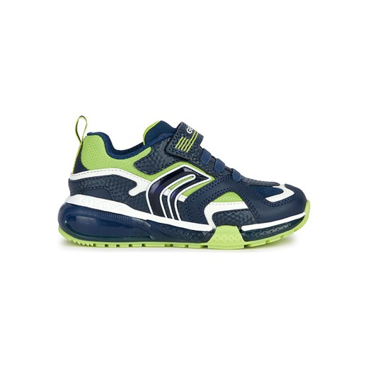Geox Sneakersy &quot;Bayonyc&quot; w kolorze granatowo-zielonym ze sklepu Limango Polska w kategorii Buty sportowe dziecięce - zdjęcie 170518515