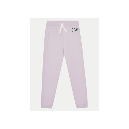 Gap Spodnie dresowe 845041-01 Fioletowy Regular Fit ze sklepu MODIVO w kategorii Spodnie dziewczęce - zdjęcie 170518666