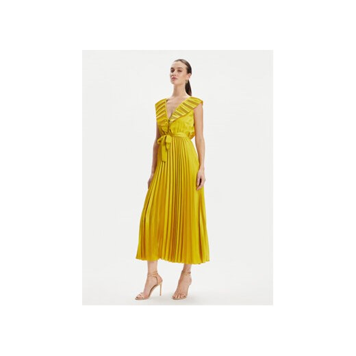Dixie Sukienka wieczorowa A319J044 Żółty Regular Fit ze sklepu MODIVO w kategorii Sukienki - zdjęcie 170518676