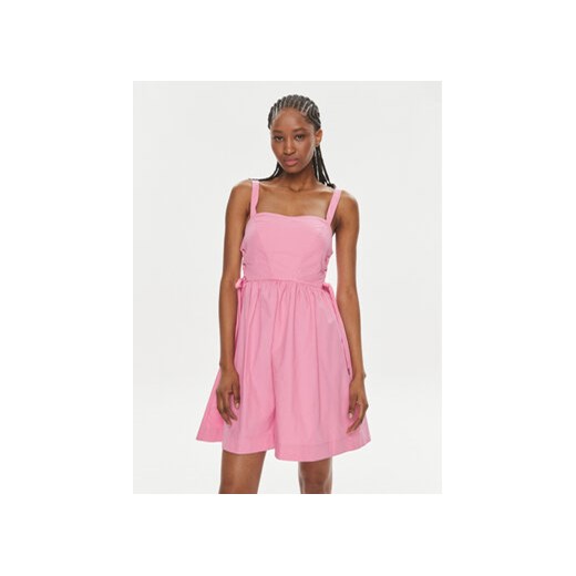 Pinko Sukienka letnia Amazonia 103566 A1WP Różowy Regular Fit ze sklepu MODIVO w kategorii Sukienki - zdjęcie 170518739