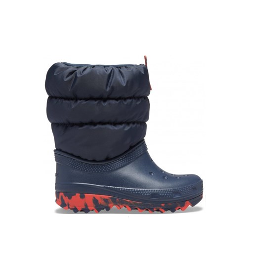 Crocs Classic Neo Puff Boot K Dziecięce Granatowe (207683-NAVY) ze sklepu Worldbox w kategorii Buty zimowe dziecięce - zdjęcie 170519777