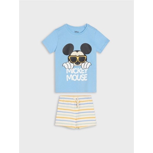 Sinsay - Komplet: koszulka i szorty Myszka Miki - niebieski ze sklepu Sinsay w kategorii Komplety niemowlęce - zdjęcie 170522795