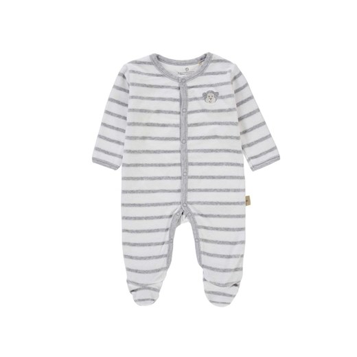 Pajacyk niemowlęcy długi rękaw, szaro-biały w paski, Bellybutton ze sklepu 5.10.15 w kategorii Pajacyki - zdjęcie 170524085