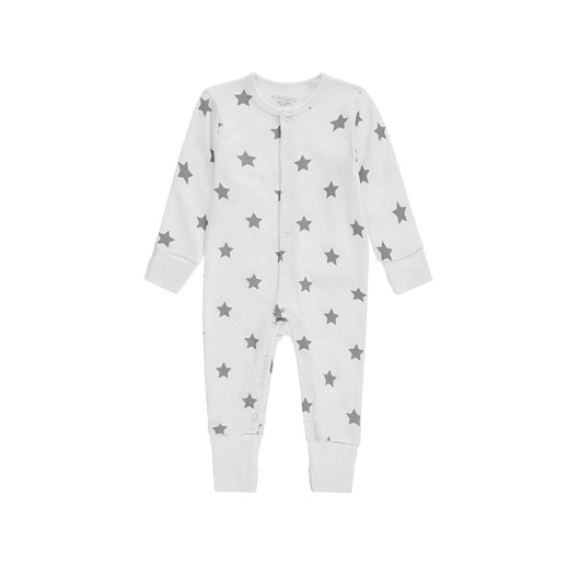 Pajacyk niemowlęcy długi rękaw, biały w gwiazdki, Bellybutton ze sklepu 5.10.15 w kategorii Pajacyki - zdjęcie 170524226