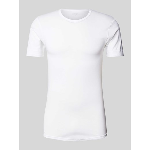 T-shirt z prążkowanym,okrągłym dekoltem model ‘NOBLESSE’ ze sklepu Peek&Cloppenburg  w kategorii T-shirty męskie - zdjęcie 170524935