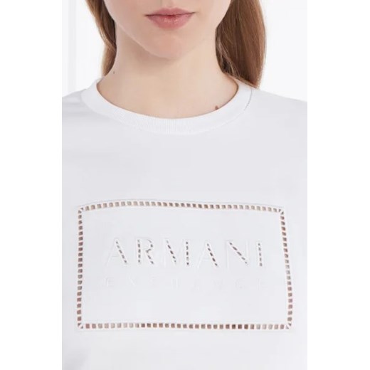 Armani Exchange bluza damska biała 