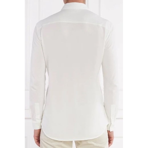 Koszula męska biała Armani Exchange z klasycznym kołnierzykiem wiosenna 