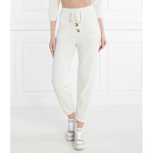 Elisabetta Franchi Spodnie dzianinowe | Straight fit ze sklepu Gomez Fashion Store w kategorii Spodnie damskie - zdjęcie 170525335