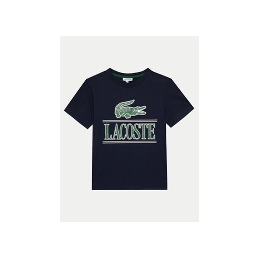 Lacoste T-Shirt TJ3804 Granatowy Regular Fit ze sklepu MODIVO w kategorii T-shirty chłopięce - zdjęcie 170525727