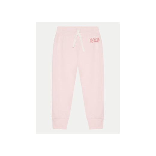 Gap Spodnie dresowe 843630-02 Różowy Regular Fit ze sklepu MODIVO w kategorii Spodnie dziewczęce - zdjęcie 170525735