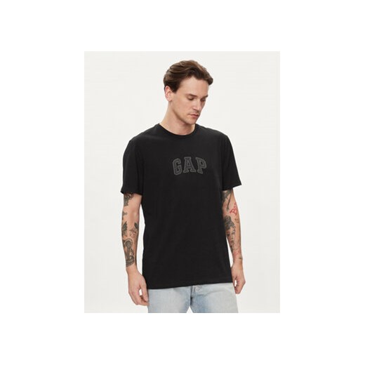 Gap T-Shirt 570044-02 Czarny Regular Fit ze sklepu MODIVO w kategorii T-shirty męskie - zdjęcie 170525739