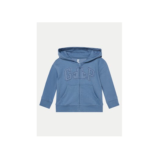 Gap Bluza 876608-00 Niebieski Regular Fit ze sklepu MODIVO w kategorii Bluzy chłopięce - zdjęcie 170525808