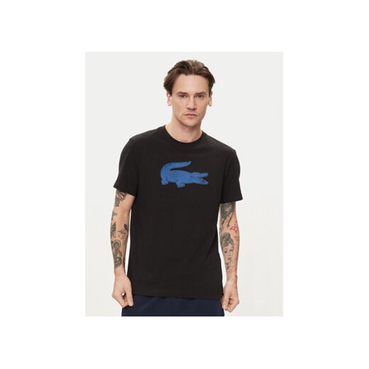 Lacoste T-Shirt TH2042 Czarny Regular Fit ze sklepu MODIVO w kategorii T-shirty męskie - zdjęcie 170525837