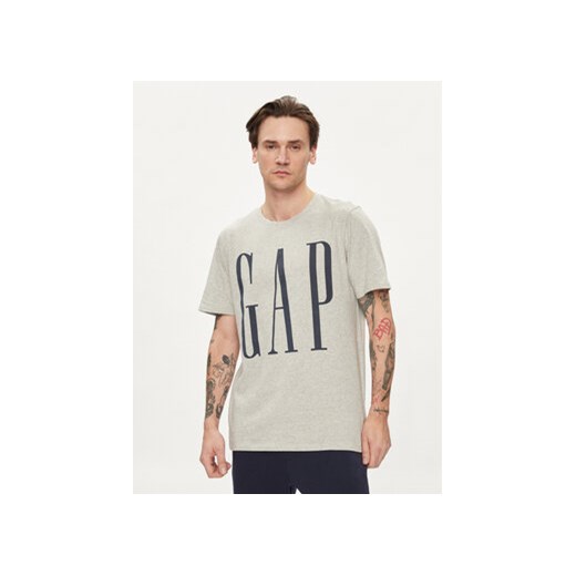 Gap T-Shirt 866774-02 Szary Regular Fit ze sklepu MODIVO w kategorii T-shirty męskie - zdjęcie 170525895