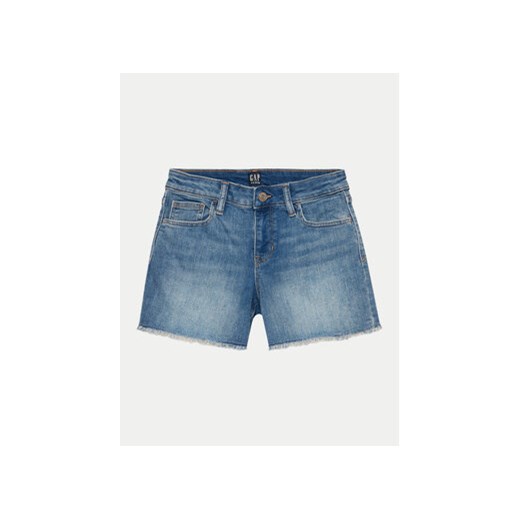 Gap Szorty jeansowe 603115-01 Niebieski Regular Fit ze sklepu MODIVO w kategorii Spodenki dziewczęce - zdjęcie 170525985