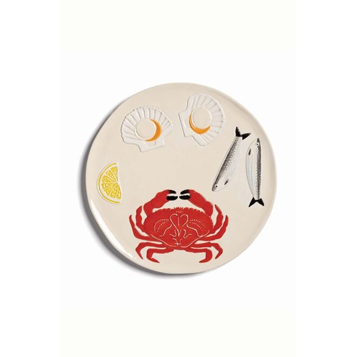 &amp;k amsterdam talerz Platter de la mer crab ze sklepu ANSWEAR.com w kategorii Talerze - zdjęcie 170526799