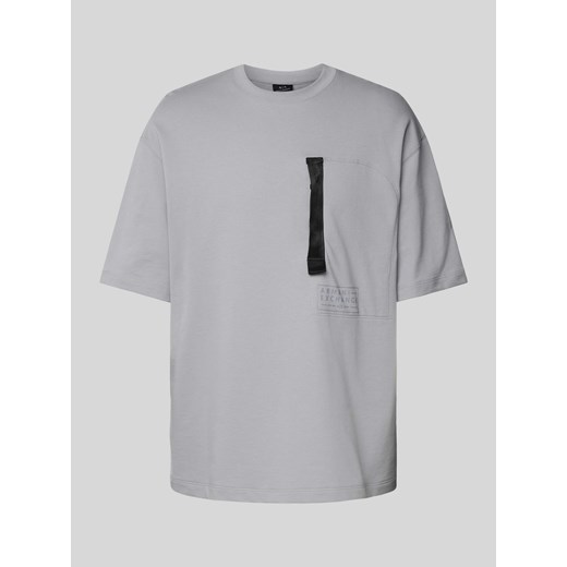 T-shirt z detalem z logo model ‘MAGLIA’ ze sklepu Peek&Cloppenburg  w kategorii T-shirty męskie - zdjęcie 170529679