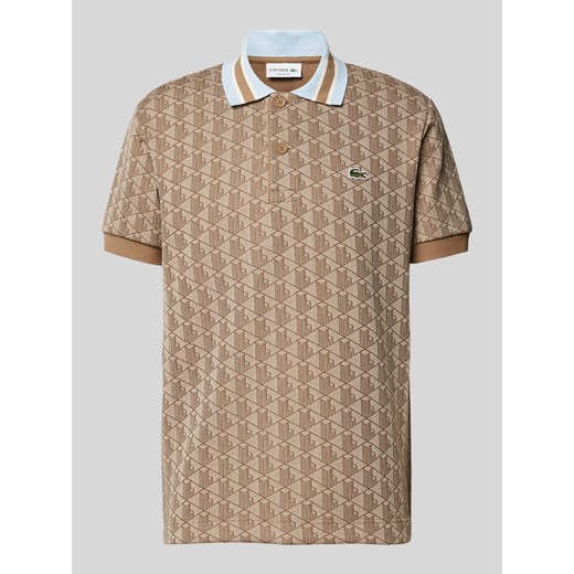 Koszulka polo o kroju classic fit ze wzorem na całej powierzchni ze sklepu Peek&Cloppenburg  w kategorii T-shirty męskie - zdjęcie 170529778