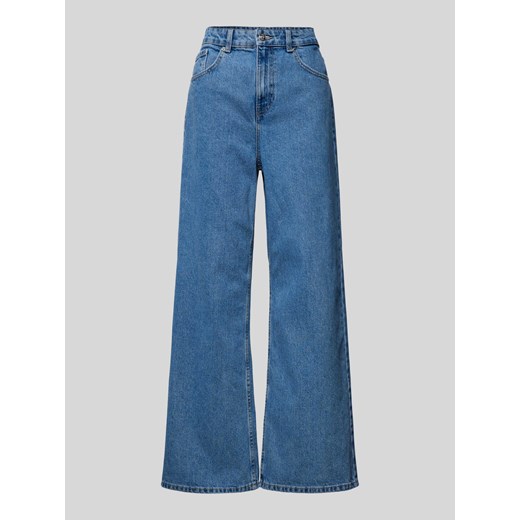 Jeansy o rozkloszowanym kroju baggy fit z 5 kieszeniami model ‘MAISIE’ ze sklepu Peek&Cloppenburg  w kategorii Jeansy damskie - zdjęcie 170529817