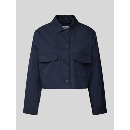 Krótka kurtka z kieszeniami z patką ze sklepu Peek&Cloppenburg  w kategorii Kurtki damskie - zdjęcie 170529878