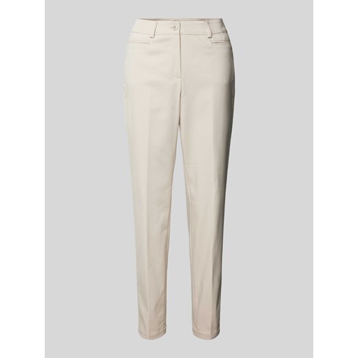 Spodnie o kroju regular fit z lamowanymi kieszeniami model ‘Denise’ ze sklepu Peek&Cloppenburg  w kategorii Spodnie damskie - zdjęcie 170530057