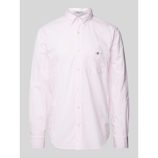 Koszula casualowa o kroju regular fit model ‘POPLIN’ ze sklepu Peek&Cloppenburg  w kategorii Koszule męskie - zdjęcie 170530129