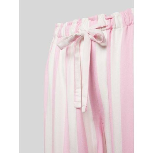 Spodnie od piżamy z wiskozy ze wzorem w paski XS Peek&Cloppenburg 
