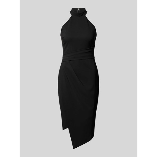 Sukienka koktajlowa o długości do kolan z wiązaniem na szyi ze sklepu Peek&Cloppenburg  w kategorii Sukienki - zdjęcie 170530215