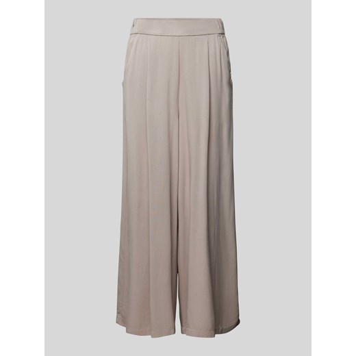 Spodnie z wiskozy z szerokimi nogawkami ze sklepu Peek&Cloppenburg  w kategorii Spodnie damskie - zdjęcie 170530429