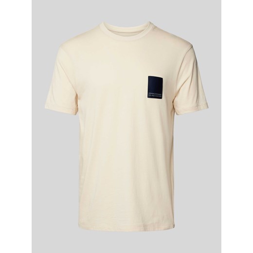 T-shirt z detalem z logo ze sklepu Peek&Cloppenburg  w kategorii T-shirty męskie - zdjęcie 170530736