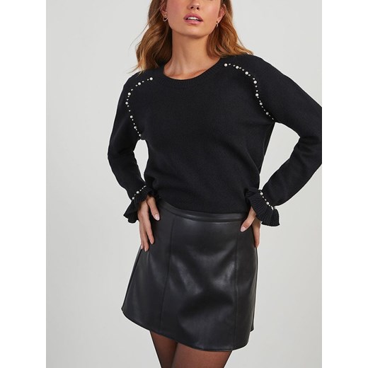 LA Angels Sweter w kolorze czarnym ze sklepu Limango Polska w kategorii Swetry damskie - zdjęcie 170531139